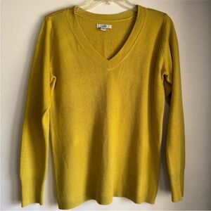 Croft & Barrow Mustard V-Neck Sweater
